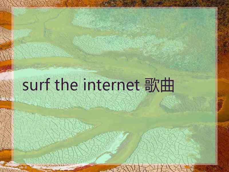 surf the internet 歌曲