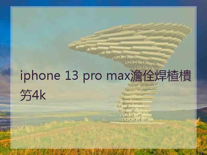 iphone 13 pro max澹佺焊楂樻竻4k