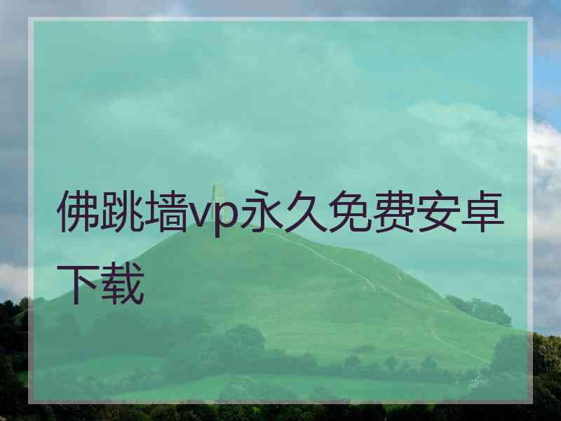 佛跳墙vp永久免费安卓下载