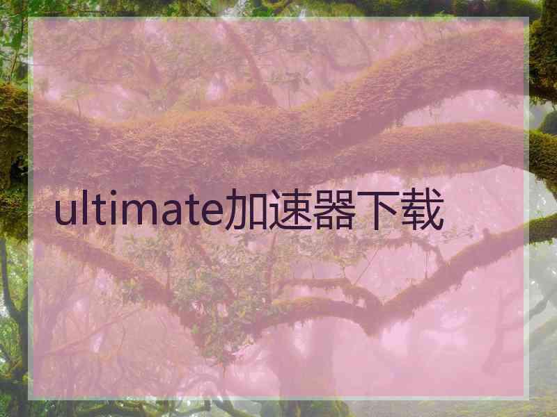 ultimate加速器下载