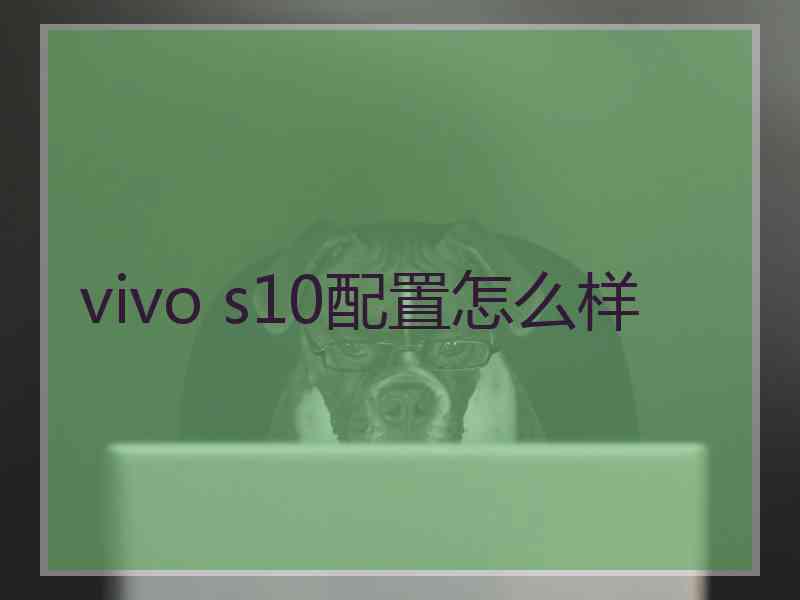 vivo s10配置怎么样