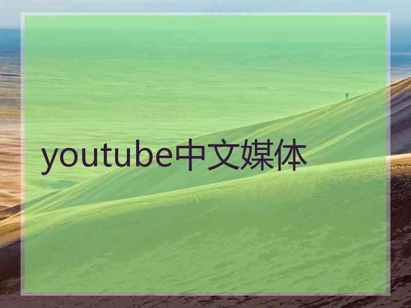 youtube中文媒体