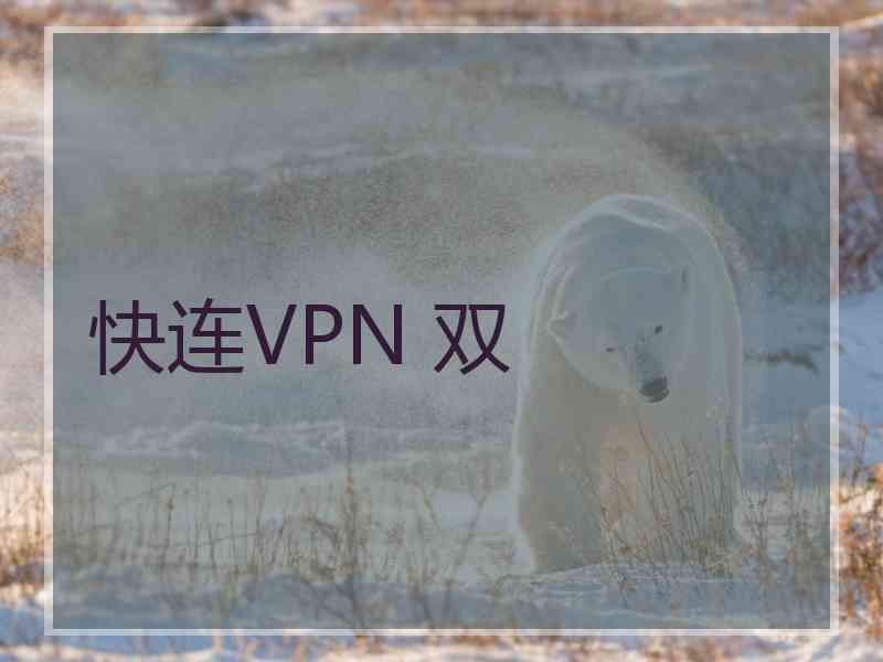 快连VPN 双