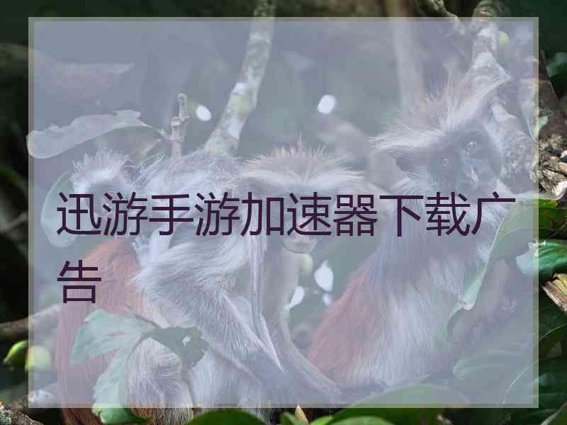 迅游手游加速器下载广告