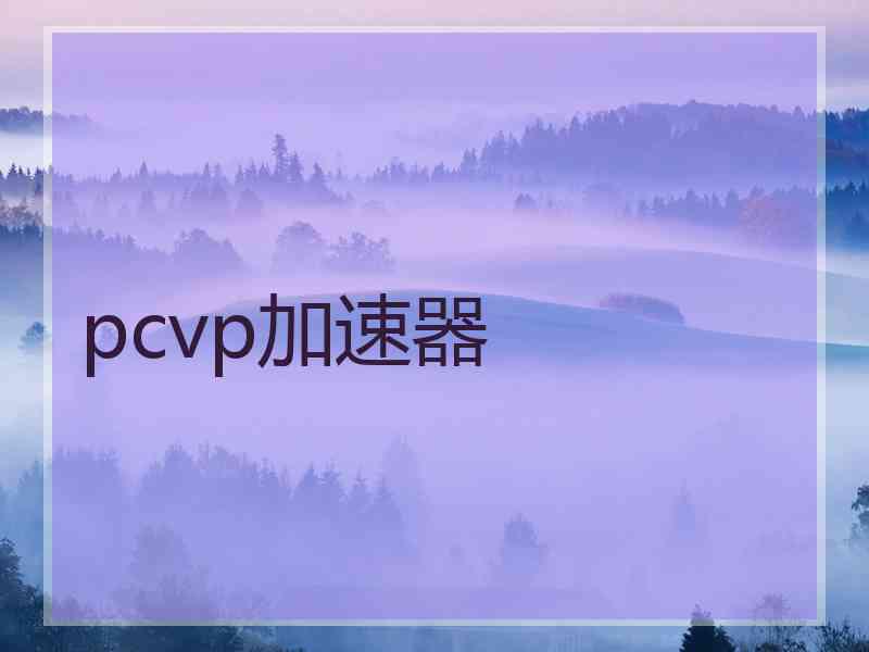 pcvp加速器