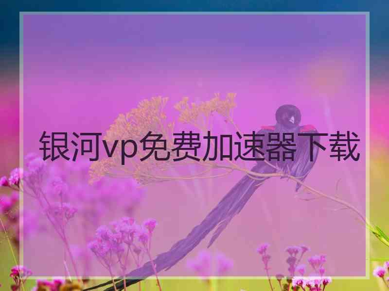 银河vp免费加速器下载