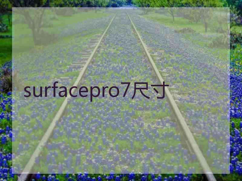 surfacepro7尺寸