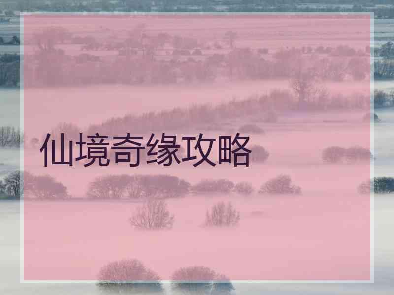 仙境奇缘攻略