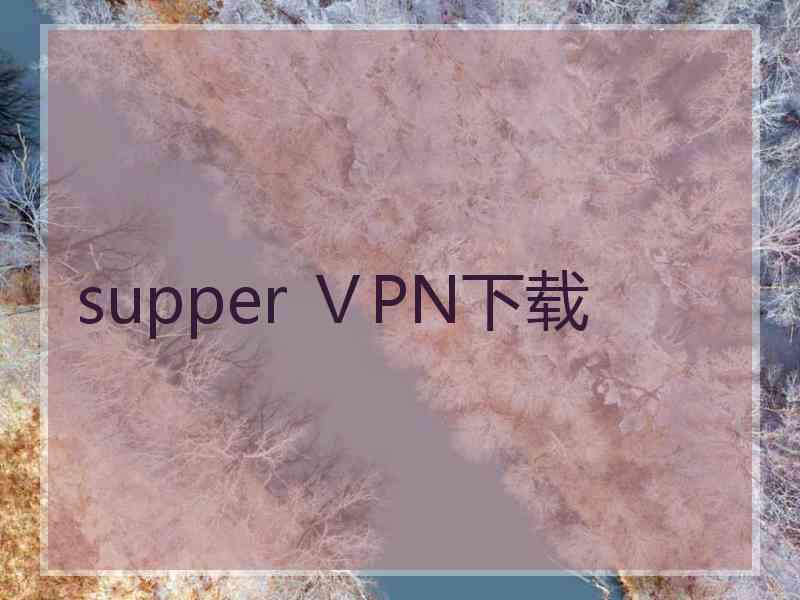 supper ⅤPN下载