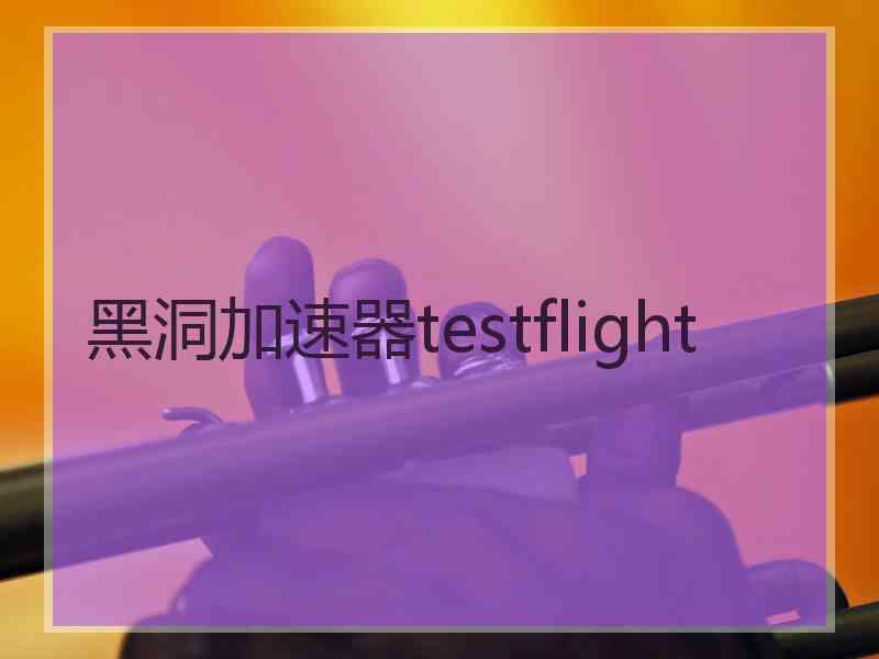 黑洞加速器testflight