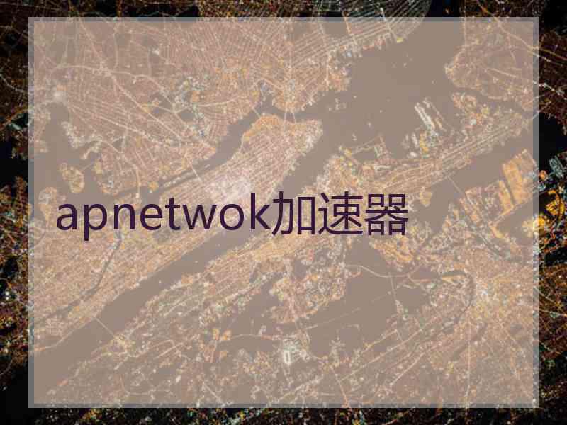 apnetwok加速器