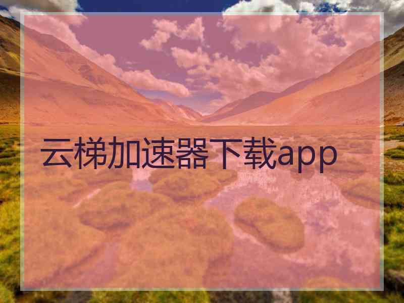 云梯加速器下载app