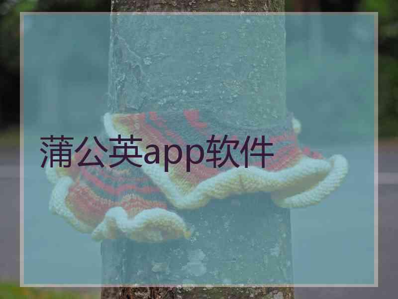 蒲公英app软件