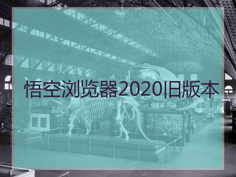 悟空浏览器2020旧版本