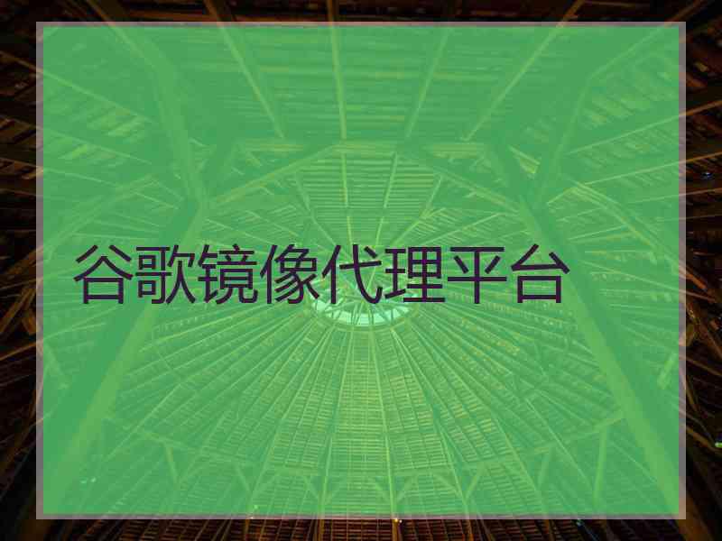 谷歌镜像代理平台