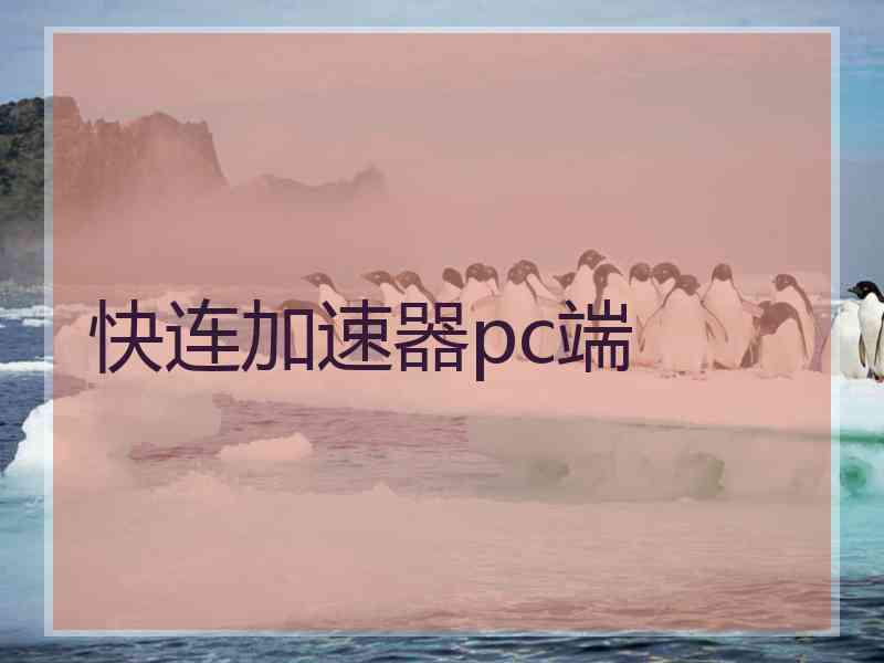 快连加速器pc端