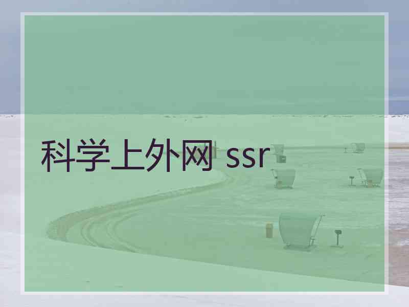 科学上外网 ssr