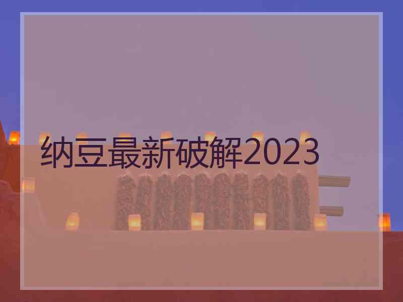 纳豆最新破解2023