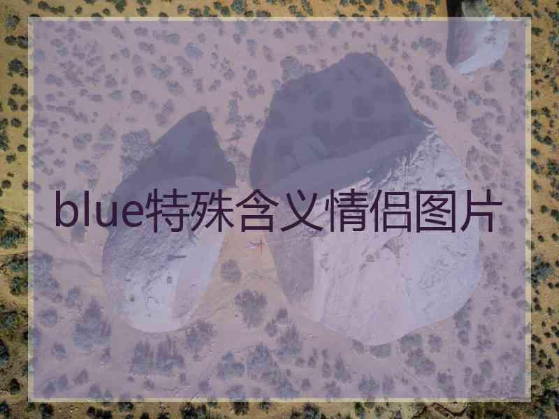 blue特殊含义情侣图片