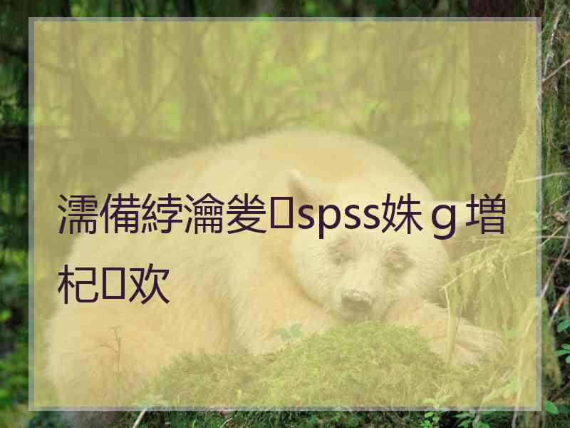 濡備綍瀹夎spss姝ｇ増杞欢