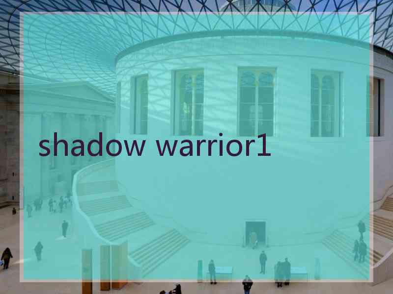 shadow warrior1