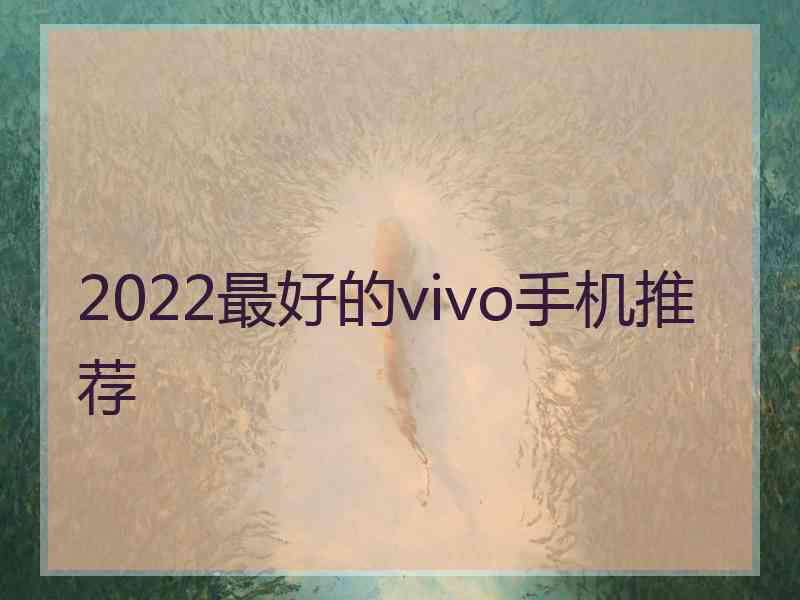 2022最好的vivo手机推荐