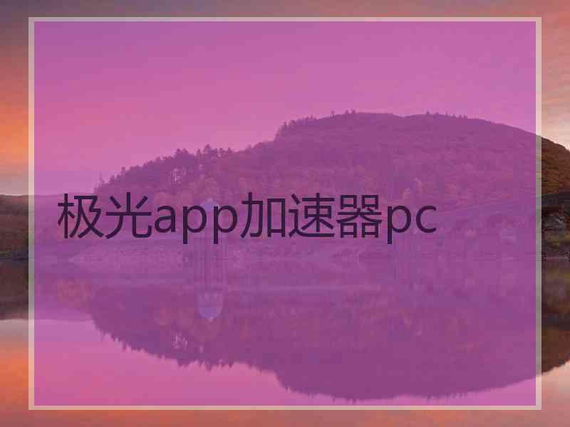 极光app加速器pc