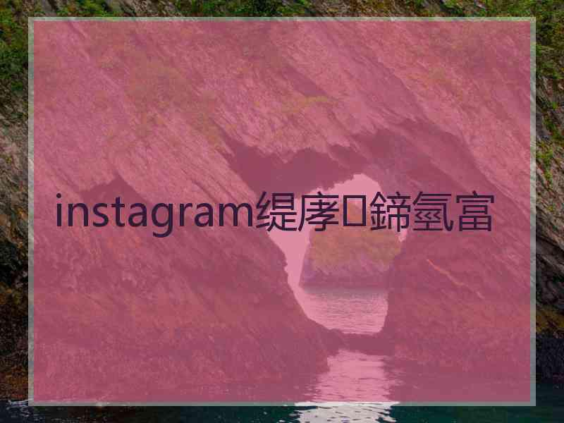 instagram缇庨鍗氫富