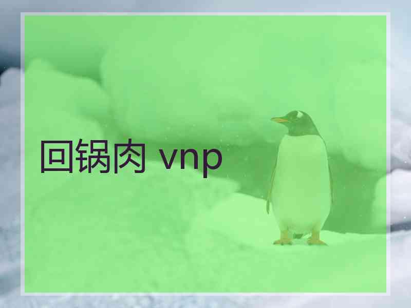 回锅肉 vnp