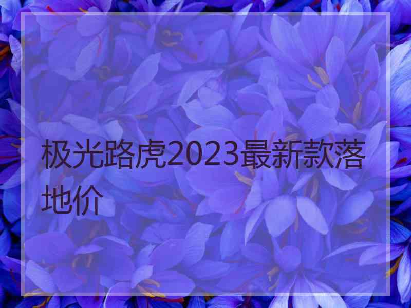 极光路虎2023最新款落地价