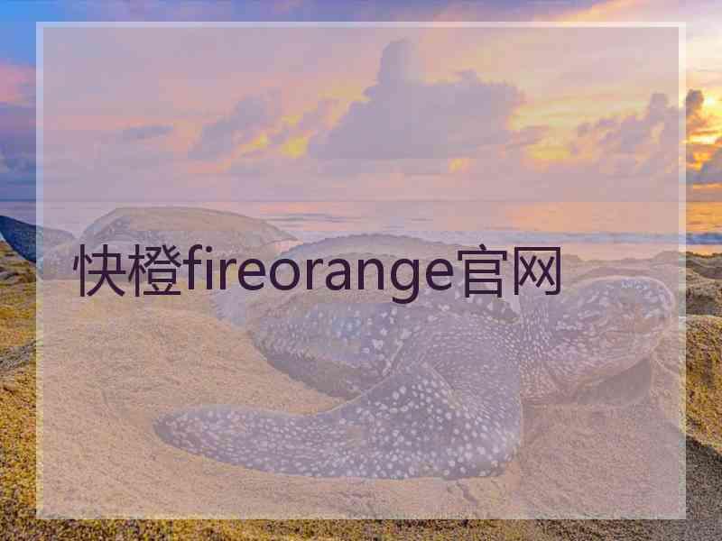 快橙fireorange官网