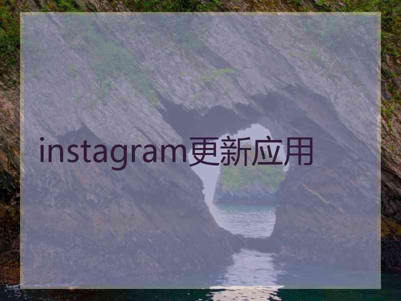 instagram更新应用