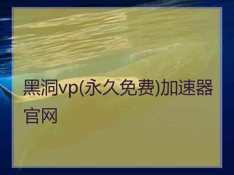 黑洞vp(永久免费)加速器官网