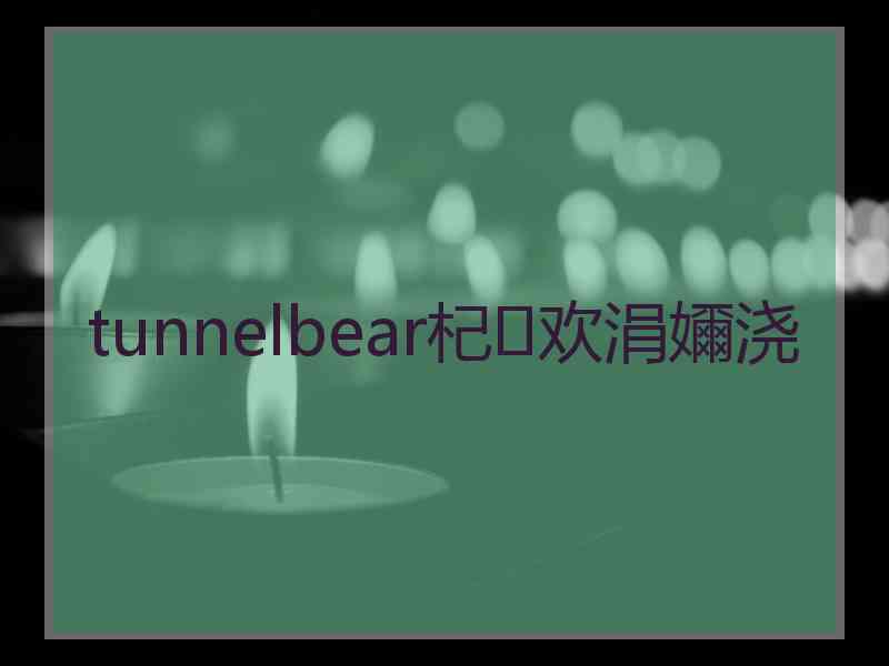 tunnelbear杞欢涓嬭浇