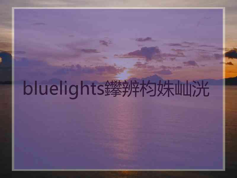 bluelights鑻辨枃姝屾洸