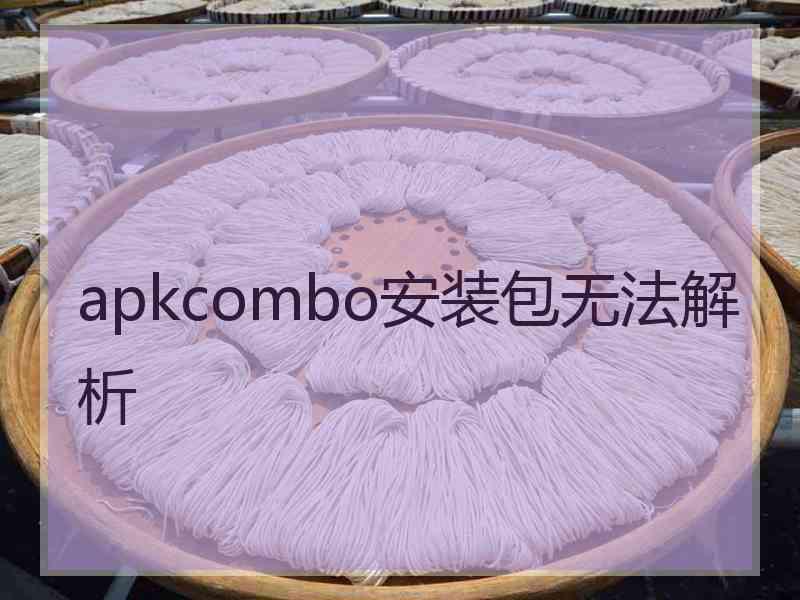 apkcombo安装包无法解析