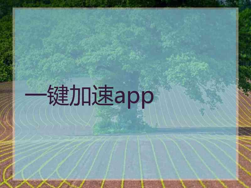 一键加速app