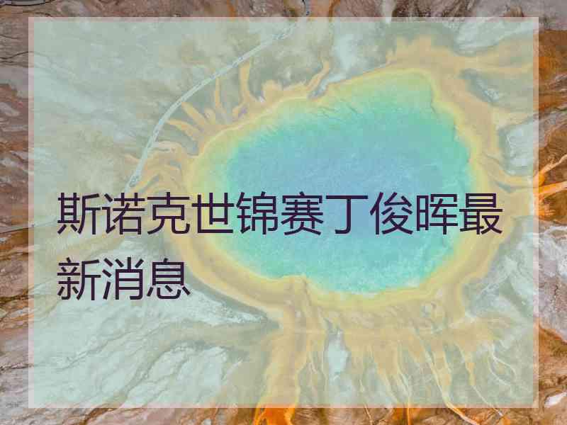 斯诺克世锦赛丁俊晖最新消息