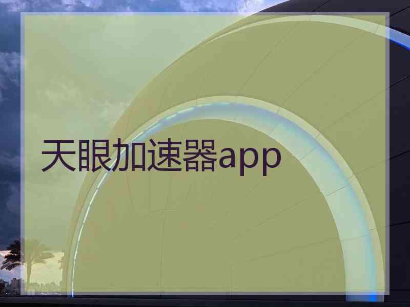 天眼加速器app