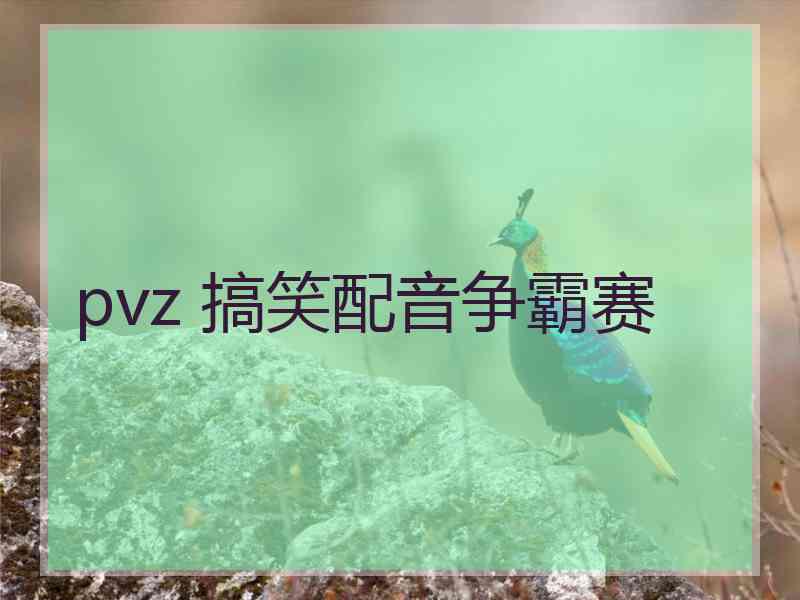 pvz 搞笑配音争霸赛