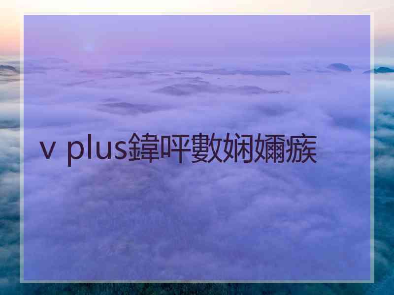 v plus鍏呯數娴嬭瘯