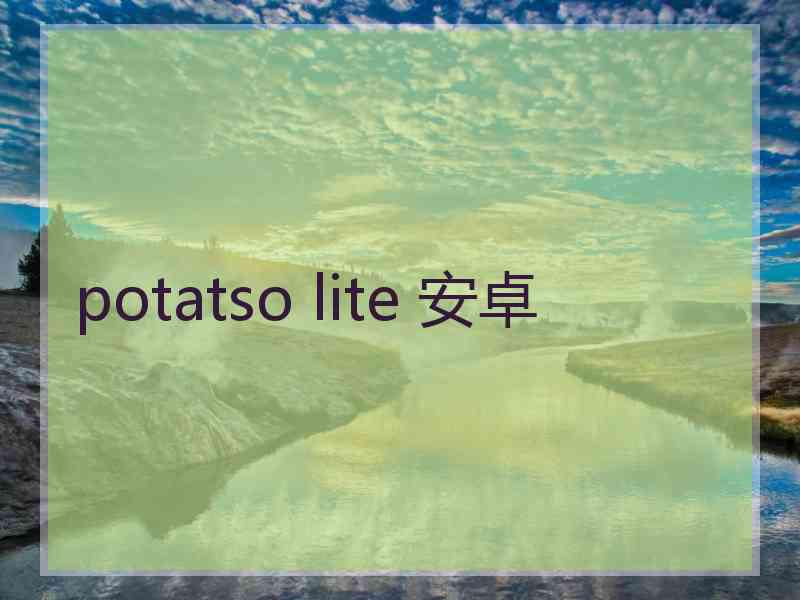 potatso lite 安卓