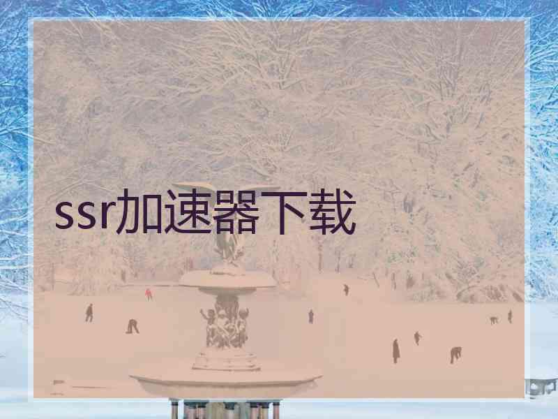 ssr加速器下载