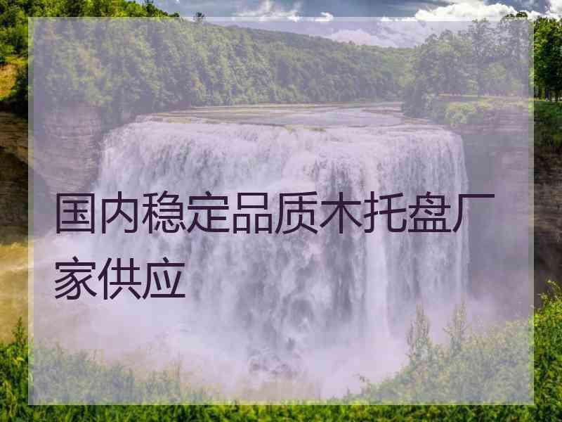 国内稳定品质木托盘厂家供应