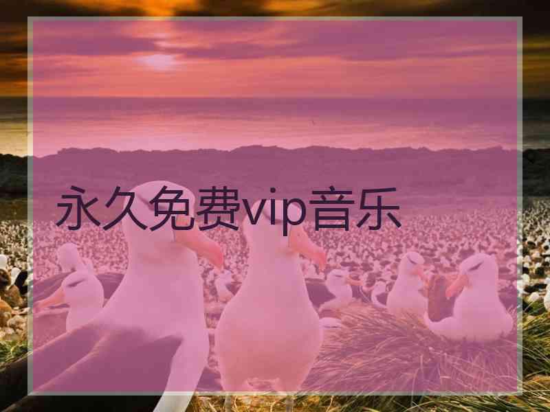 永久免费vip音乐