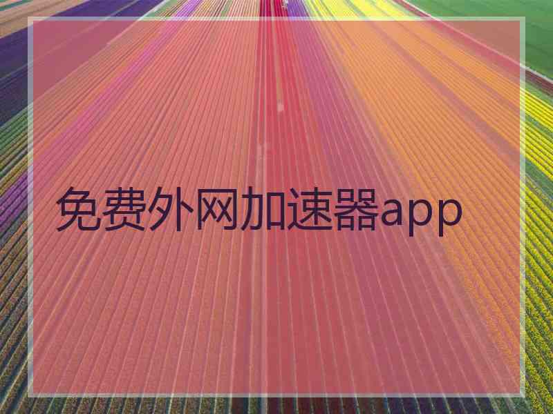 免费外网加速器app