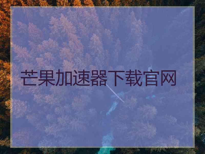 芒果加速器下载官网