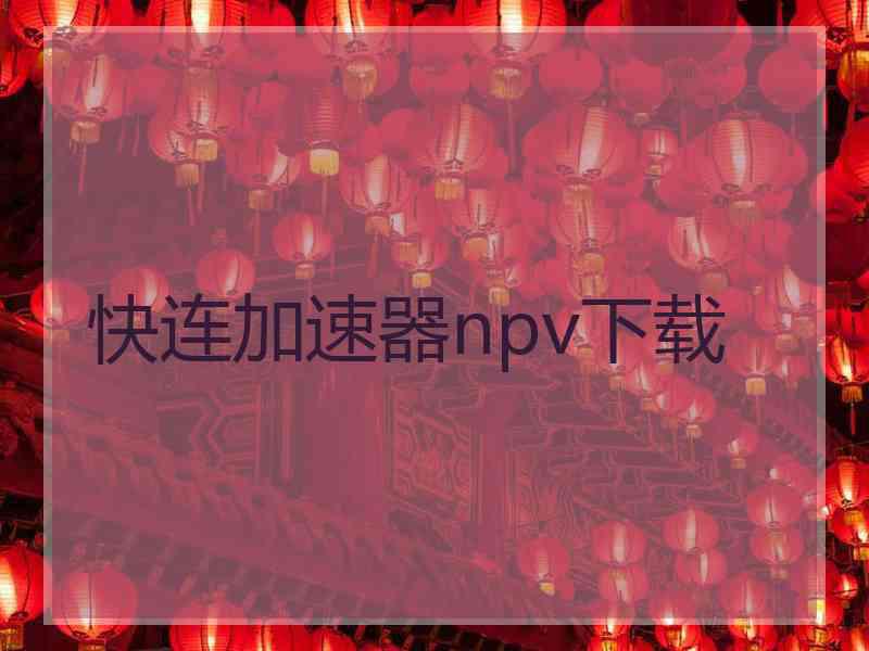 快连加速器npv下载