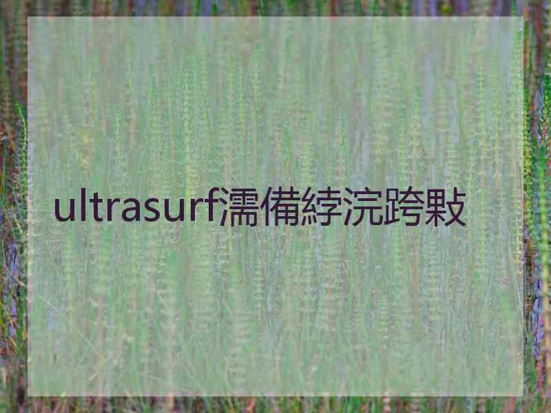 ultrasurf濡備綍浣跨敤