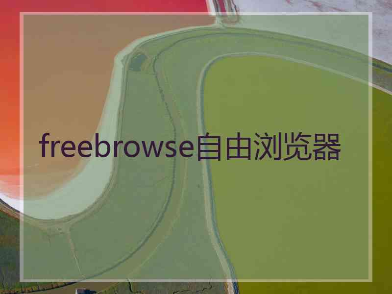 freebrowse自由浏览器